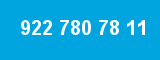 922 780 78 11